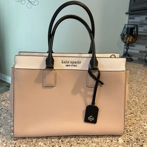 Kate Spade tri-colored purse.